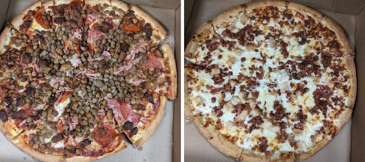 Pizza Planet Menu