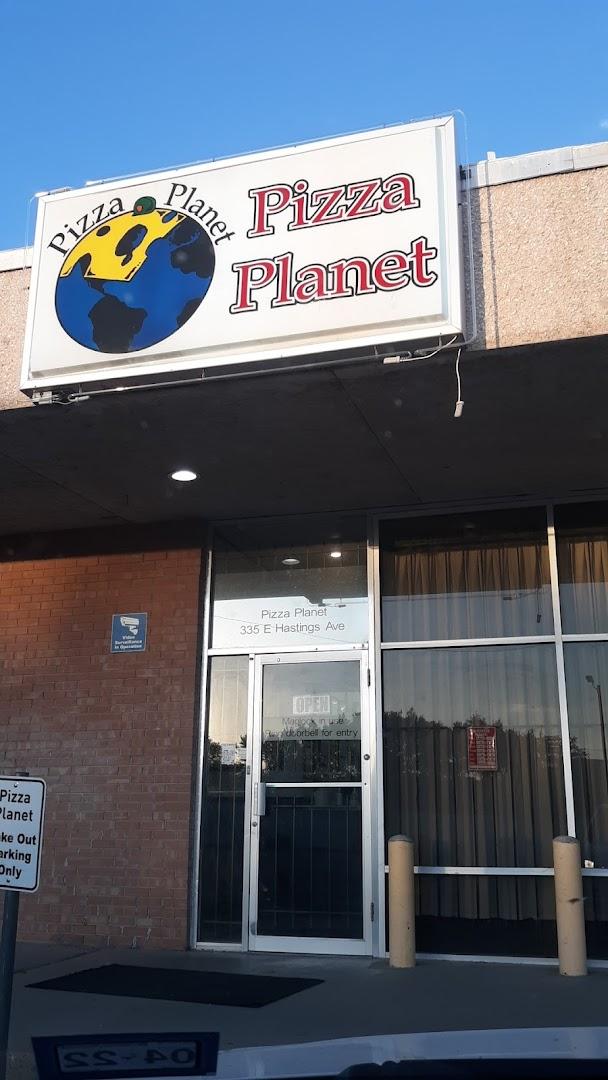 Pizza Planet Menu
